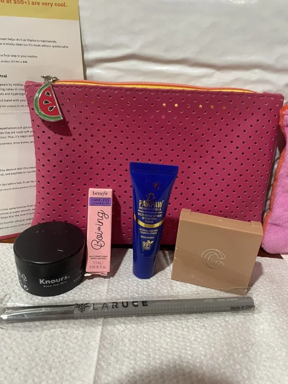 Ipsy Glam Makeup Bags/Lot Of 4 /Makeup Samples Included